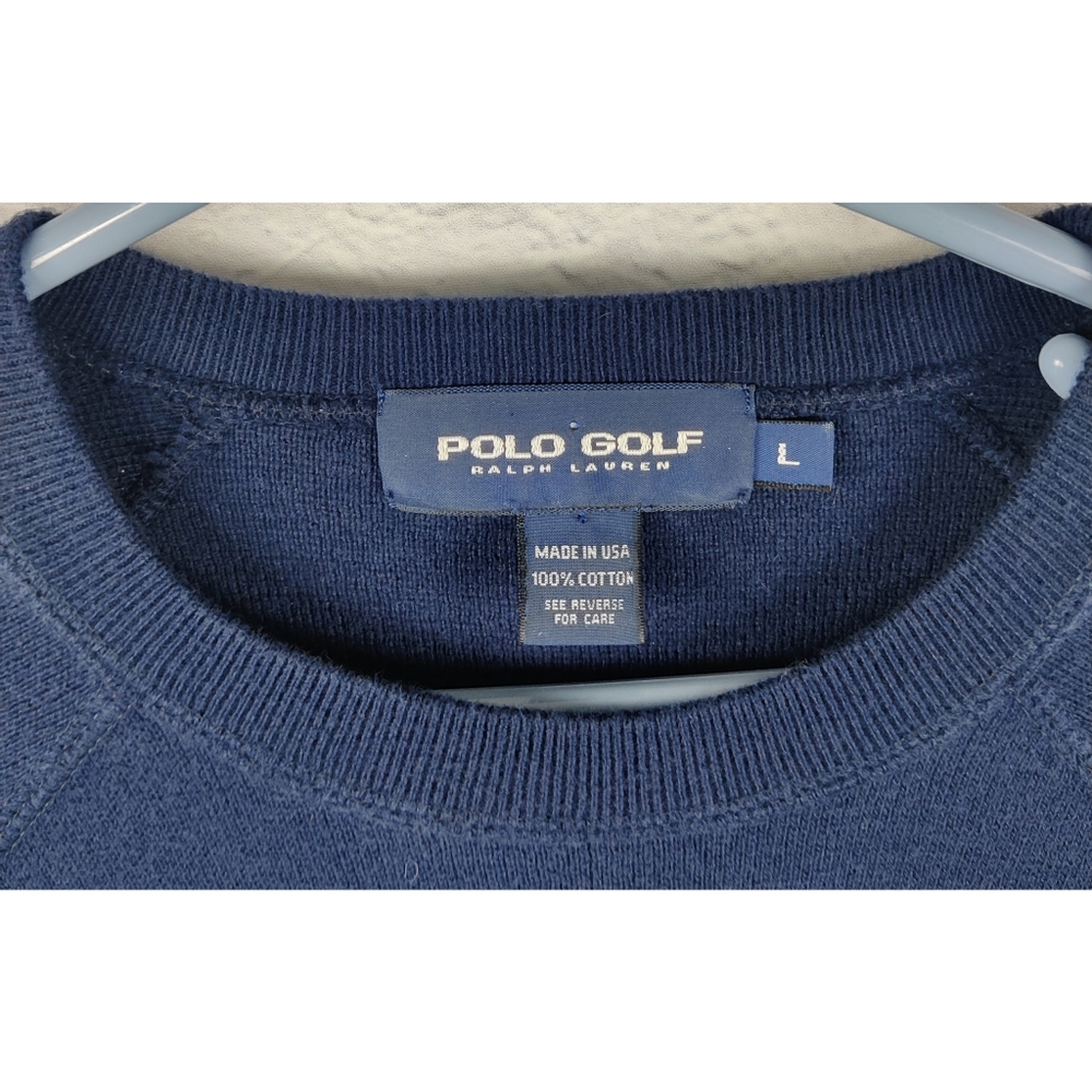 Polo Golf by Ralph Lauren Crewneck Sweater, Size Large - Picture 7 of 7
